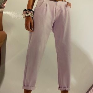 Lavender high waisted jeans!